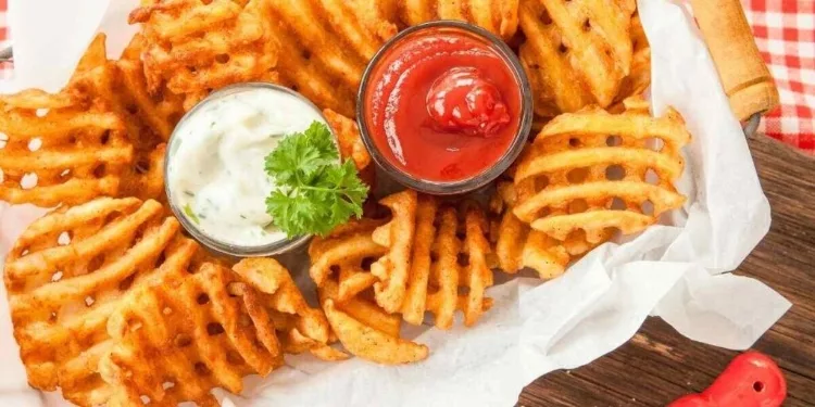 Waffle fries