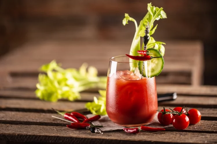 Tomato Juice and Cucumber: