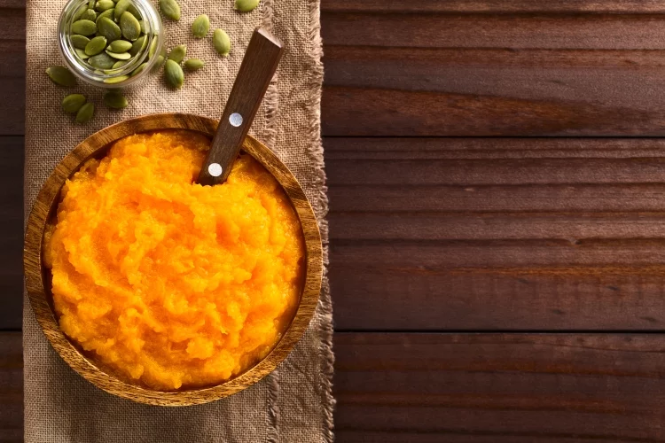 Pumpkin puree as Butter Substitute